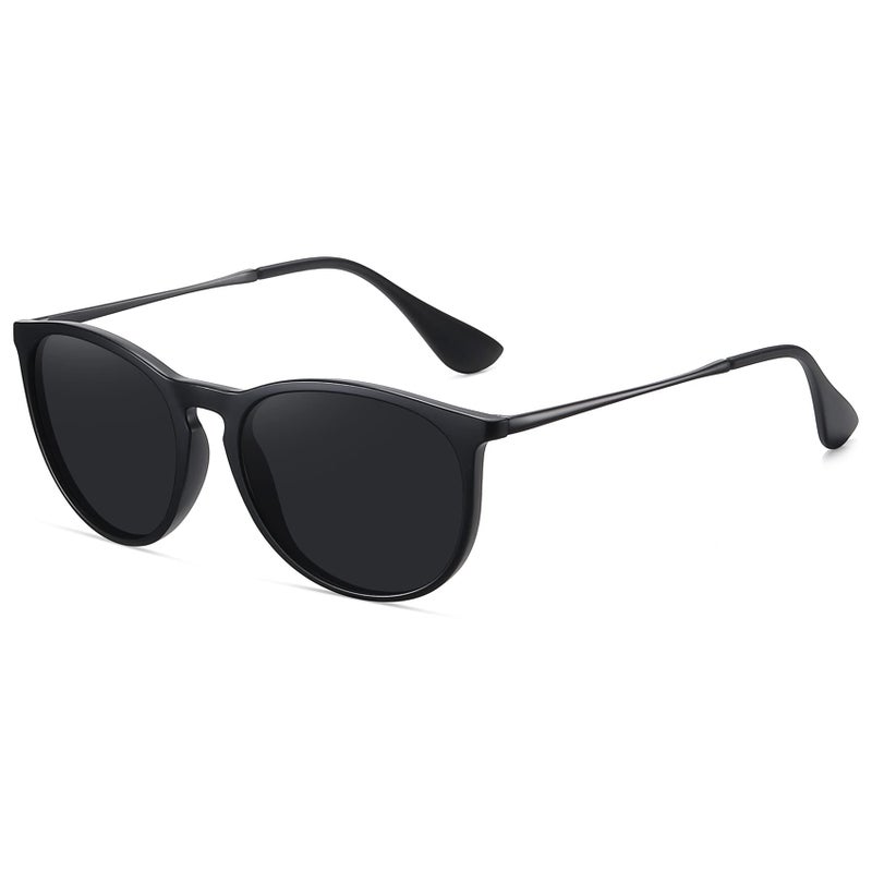 WOWSUN Retro sunglasses womens 2024 trendy round classic glasses - Image 1